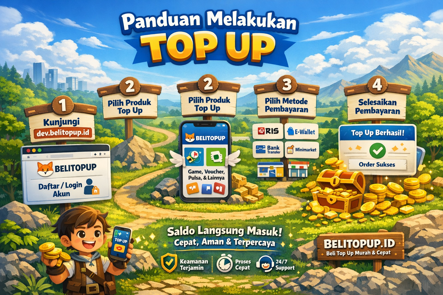 How to safely top up game credits