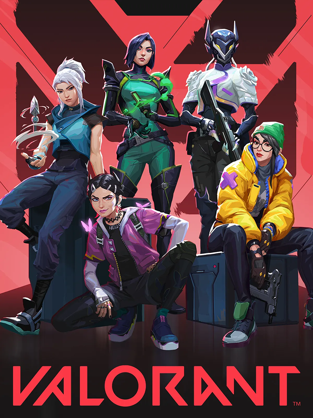 Logo Valorant, game FPS